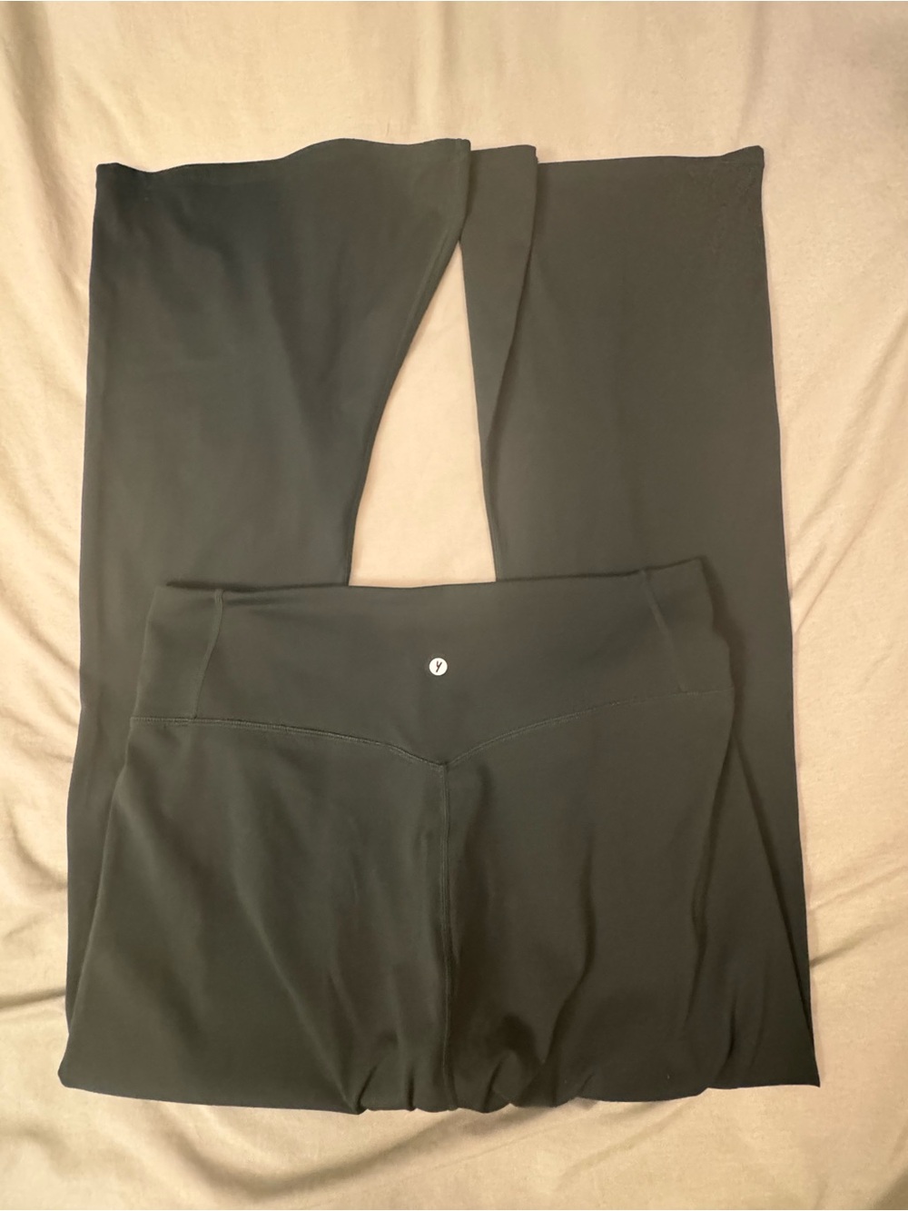 Yitty Dark Green Flare Leggings - 2X